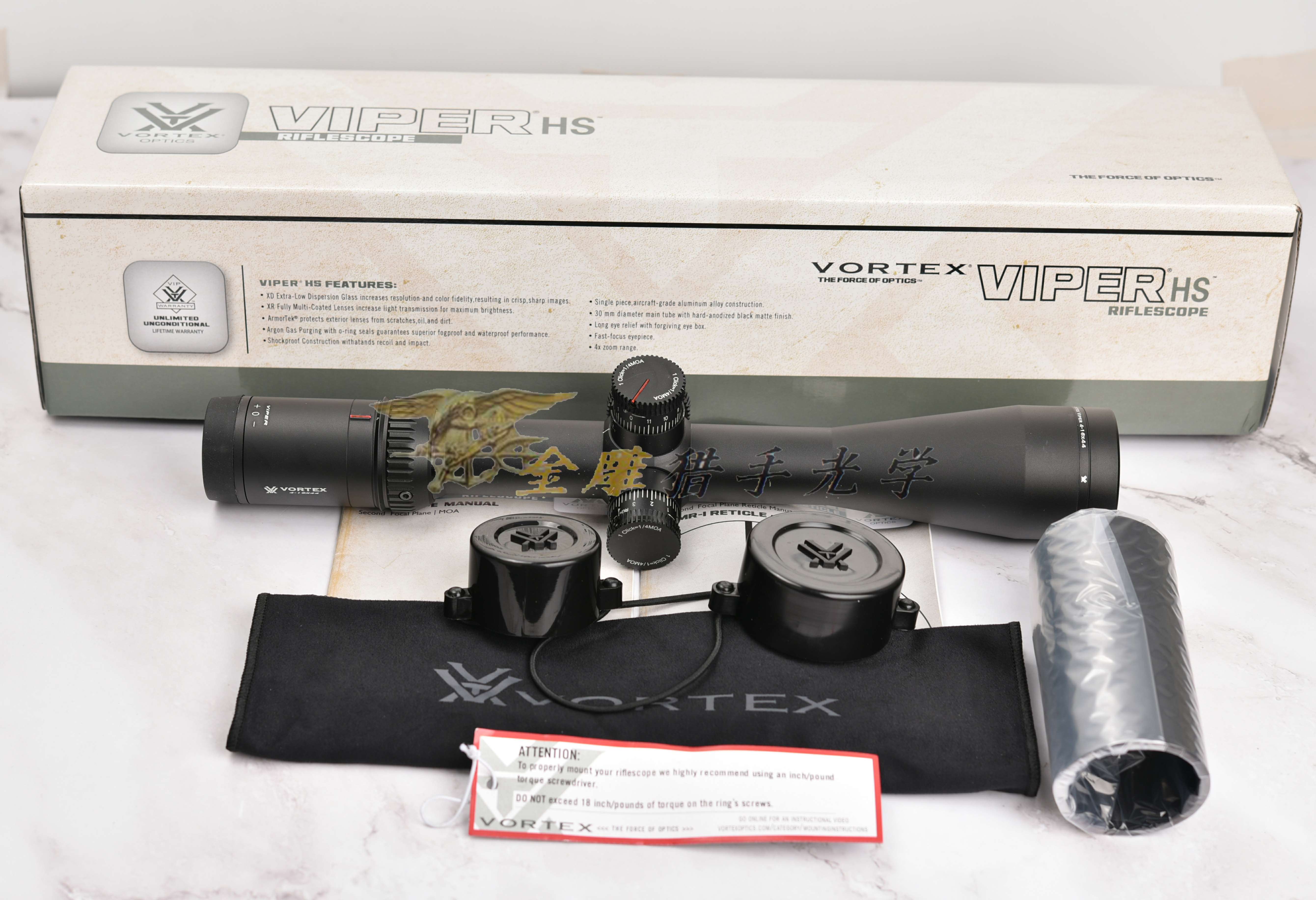 vortex/维特vx4-16x44原装进口高清抗震瞄准镜